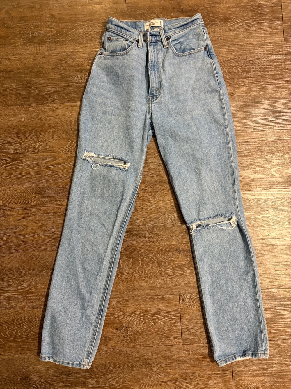 Abercrombie & Fitch 90s straight ultra high-rise